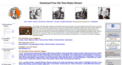 Desktop Screenshot of oldtimeradiofans.com